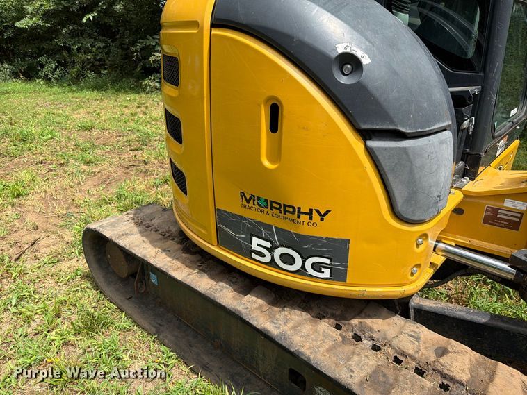 image for item EO8717 2018 John Deere 50G mini excavator