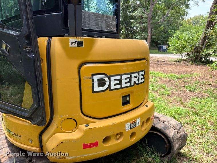 image for item EO8717 2018 John Deere 50G mini excavator