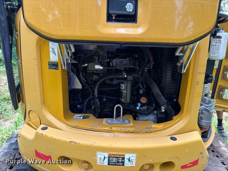 image for item EO8717 2018 John Deere 50G mini excavator