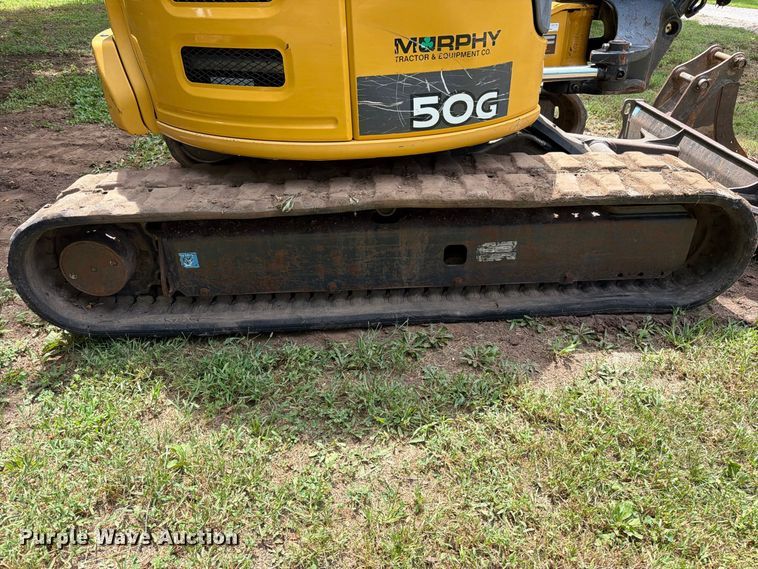 image for item EO8717 2018 John Deere 50G mini excavator