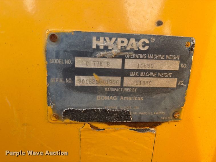 image for item EO8724 Hypac C 778 B double drum vibratory roller