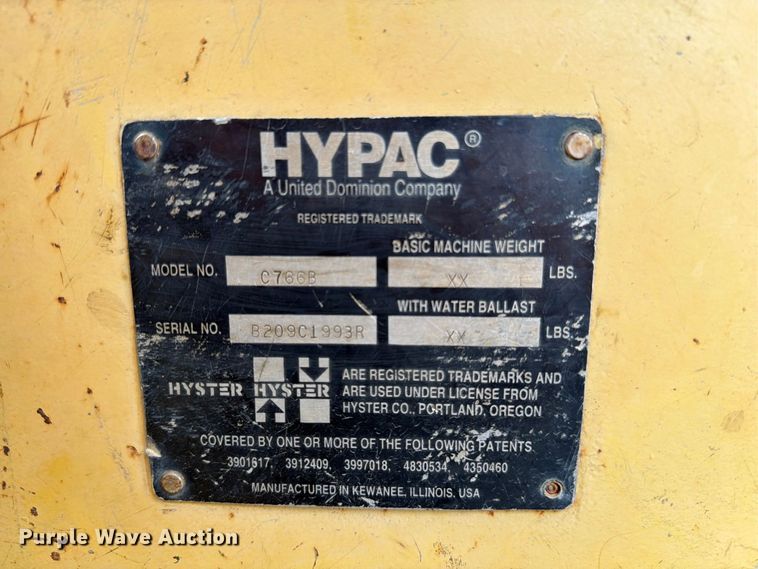 image for item EO8725 Hypac C766B double drum vibratory roller