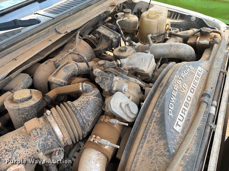 image for item ER1965 2009 Ford F-550 Crew Cab flatbed truck