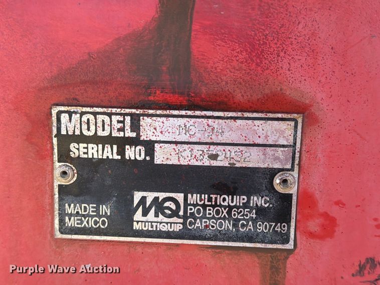 image for item ER1968 Multiquip MC-94 concrete mixer