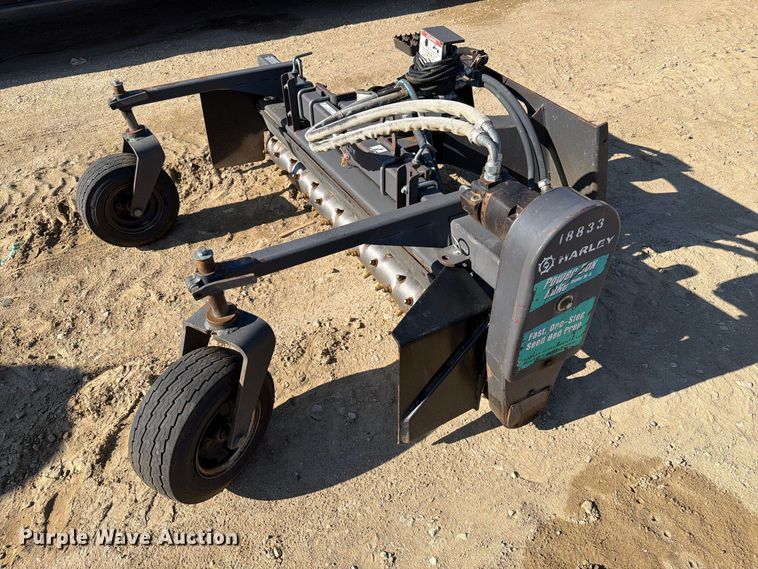 image for item ER1971 Harley M6H skid steer power rake