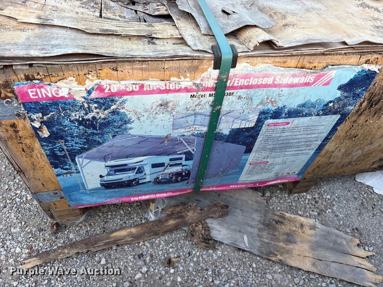 image for item ES8039 2024 Valley Pioneer MSC2030F car port