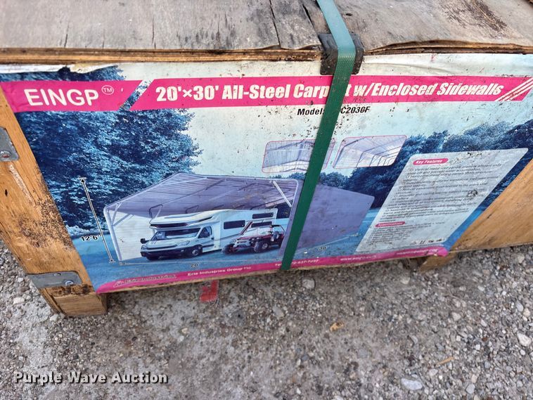image for item ES8040 2024 Valley Pioneer MSC2030F car port