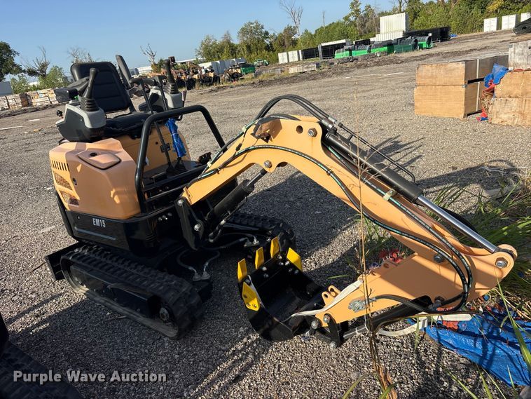 image for item ET0417 2024 Erie EM15 mini excavator
