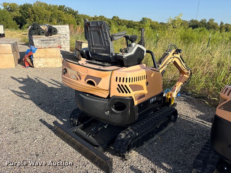 image for item ET0417 2024 Erie EM15 mini excavator