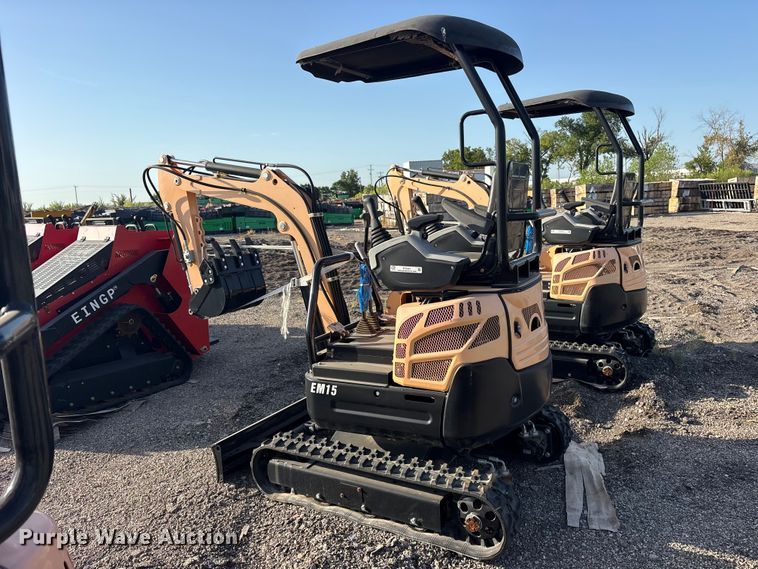 image for item ET0441 2024 Erie EM15 mini excavator