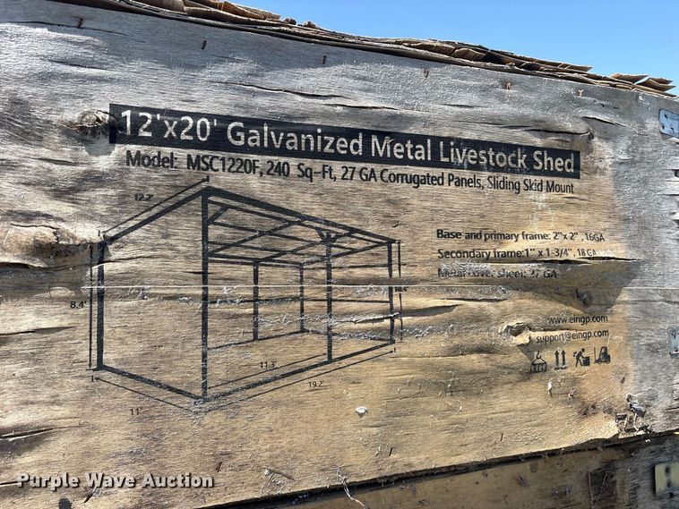image for item ET0471 (4) 2024 Valley Pioneer MSC1220F livestock sheds