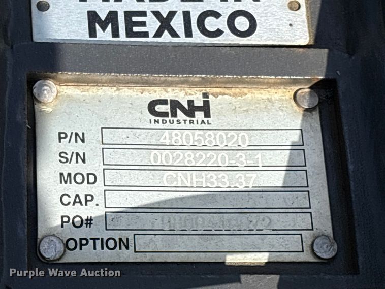image for item ET0585 CNH Industrial CNH33.37 excavator attachments