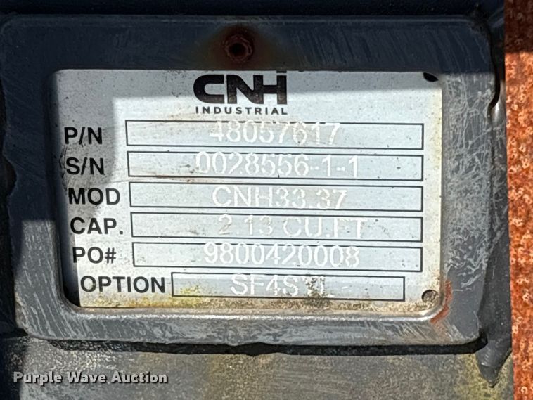 image for item ET0585 CNH Industrial CNH33.37 excavator attachments