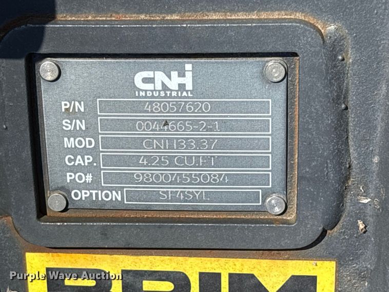 image for item ET0586 CNH Industrial excavator attachments