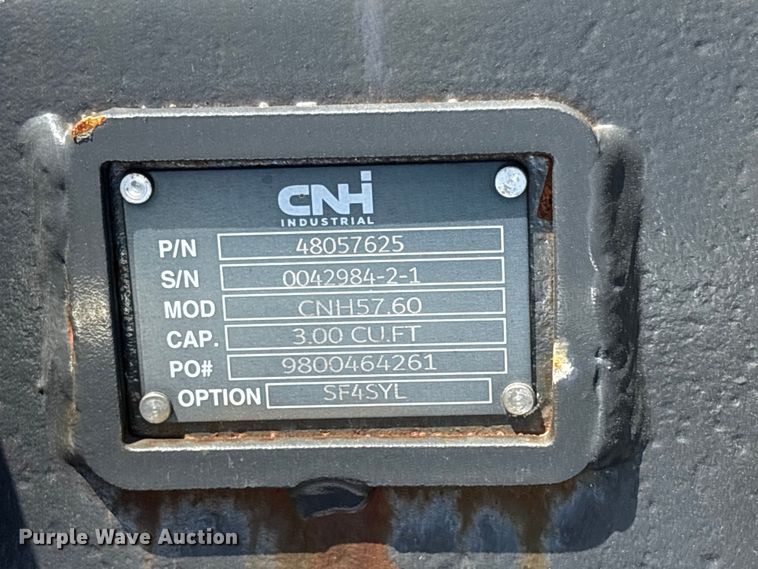 image for item ET0586 CNH Industrial excavator attachments