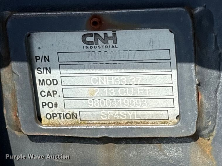 image for item ET0588 CNH Industrial CNH33.37 excavator attachments