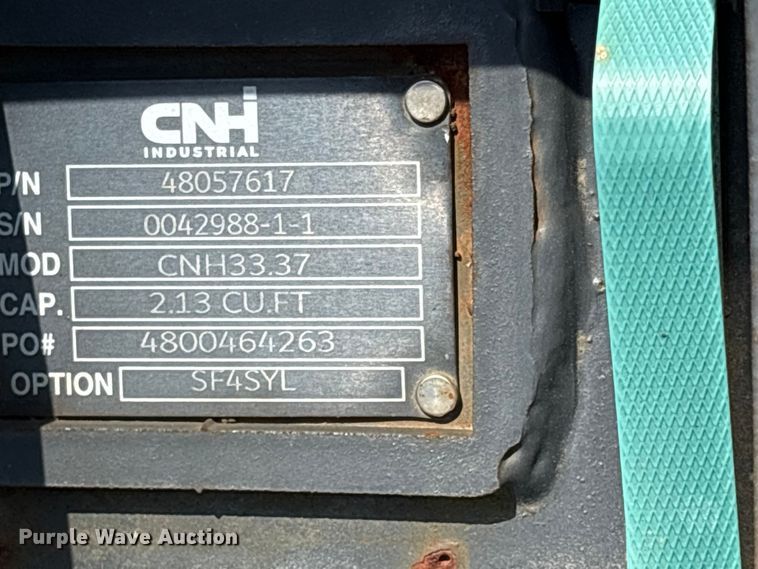 image for item ET0588 CNH Industrial CNH33.37 excavator attachments
