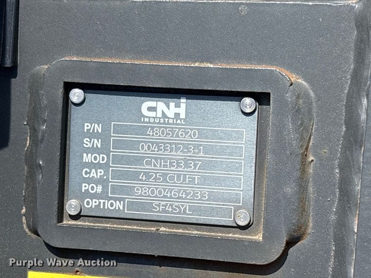 image for item ET0592 CNH Industrial CNH33.37 excavator attachments