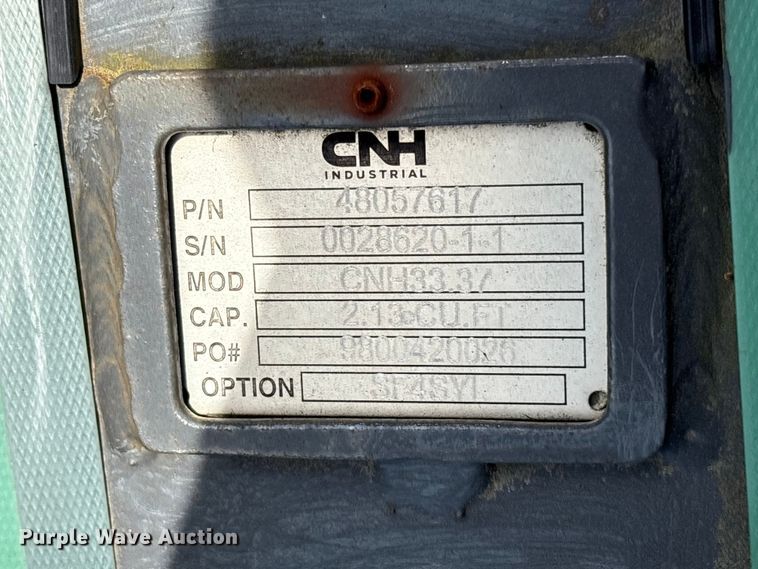 image for item ET0594 CNH Industrial CNH33.37 excavator attachments
