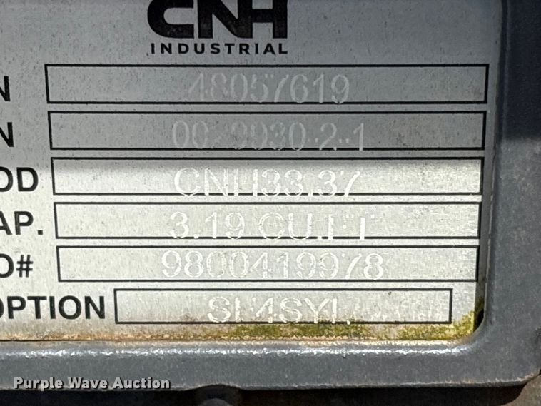 image for item ET0598 CNH Industrial CNH33.37 excavator attachments