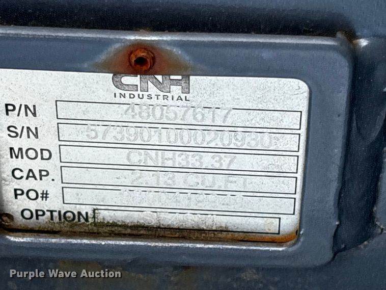image for item ET0598 CNH Industrial CNH33.37 excavator attachments