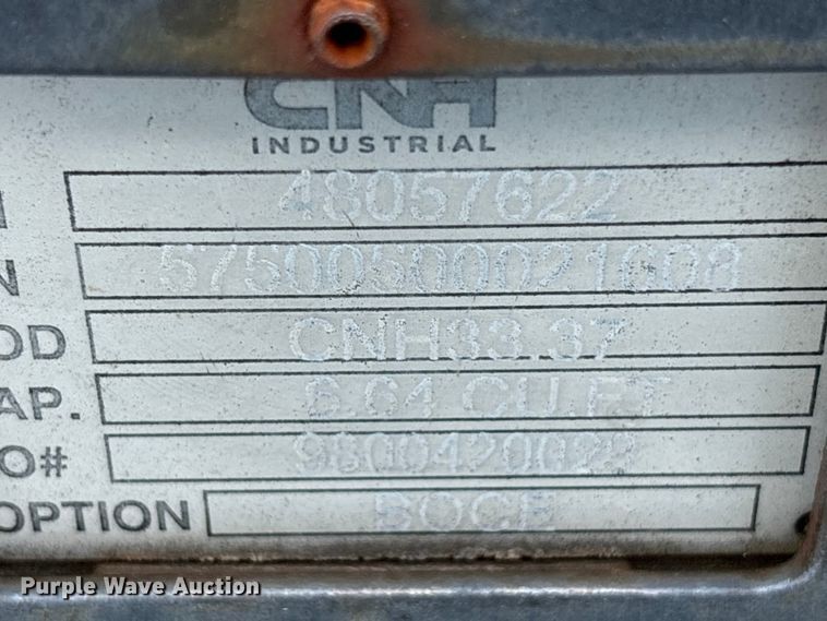 image for item ET0599 CNH Industrial CNH33.37 excavator attachments