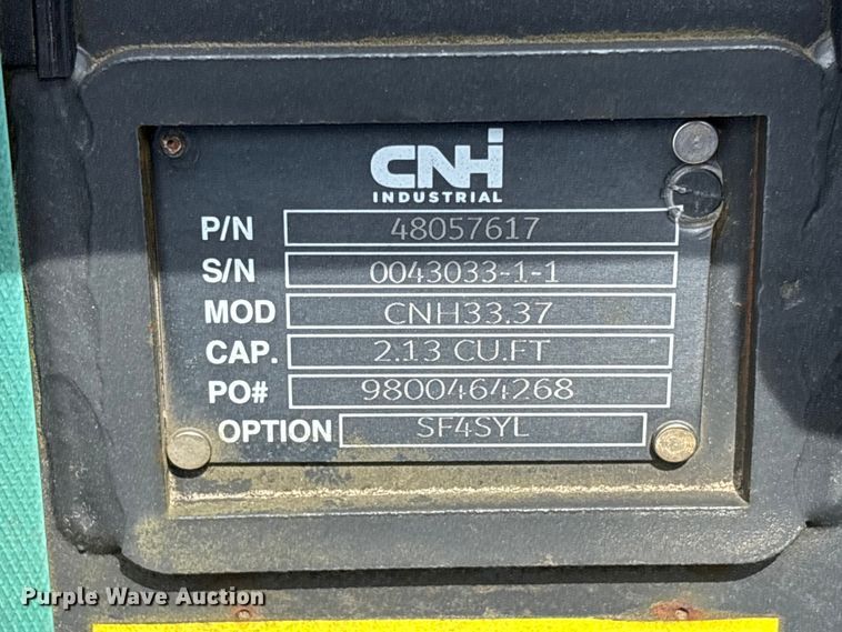 image for item ET0599 CNH Industrial CNH33.37 excavator attachments