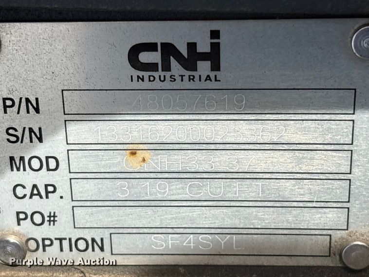 image for item ET0599 CNH Industrial CNH33.37 excavator attachments