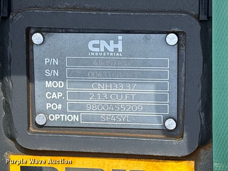image for item ET0601 CNH Industrial CNH33.37 excavator attachments