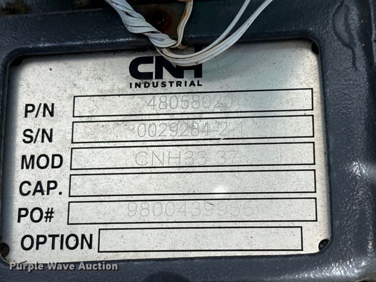 image for item ET0601 CNH Industrial CNH33.37 excavator attachments