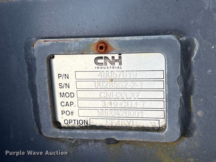 image for item ET0605 CNH Industrial CNH33.37 excavator attachments
