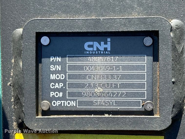 image for item ET0614 CNH Industrial CNH33.37 excavator attachments