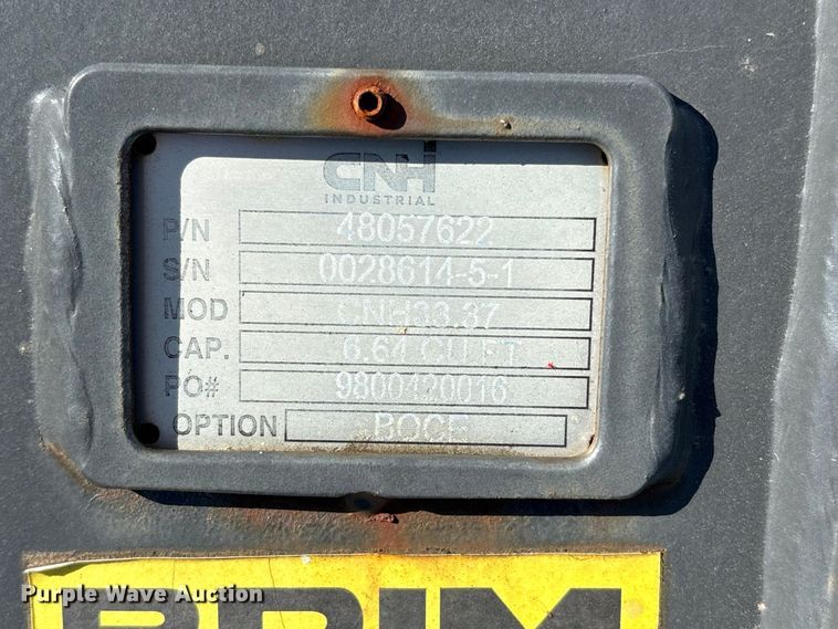 image for item ET0616 CNH Industrial CNH33.37 excavator attachments
