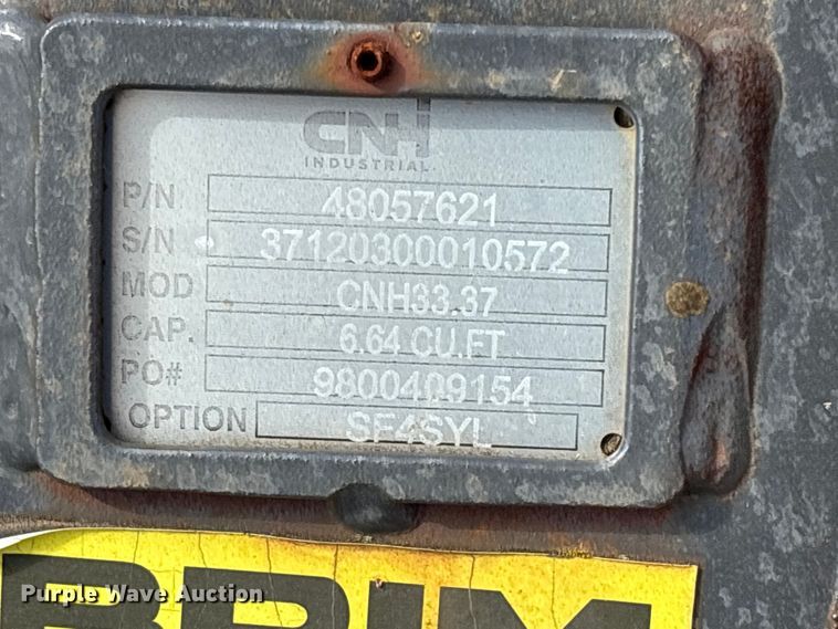 image for item ET0619 CNH Industrial CNH33.37 excavator attachments