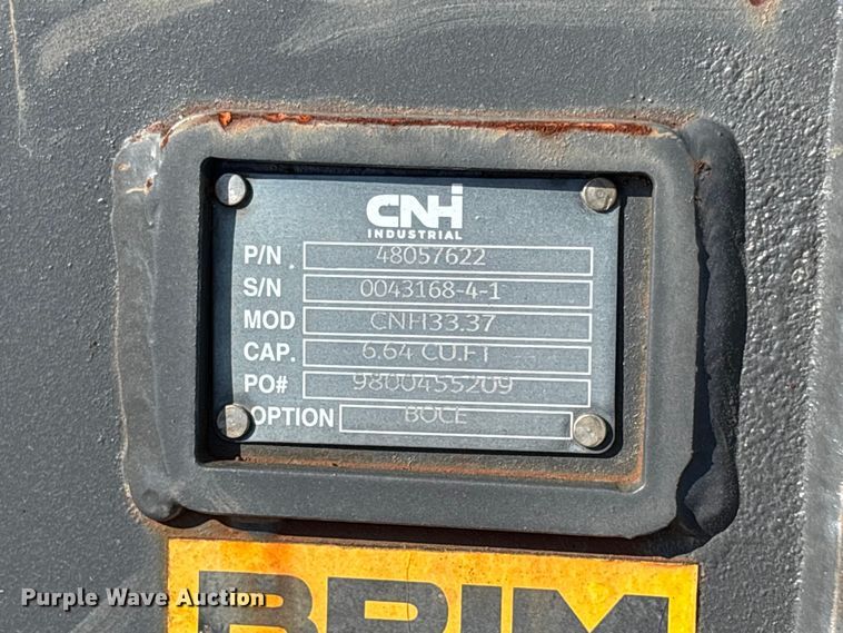image for item ET0622 CNH Industrial CNH33.37 excavator attachments