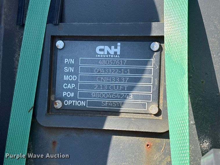 image for item ET0622 CNH Industrial CNH33.37 excavator attachments