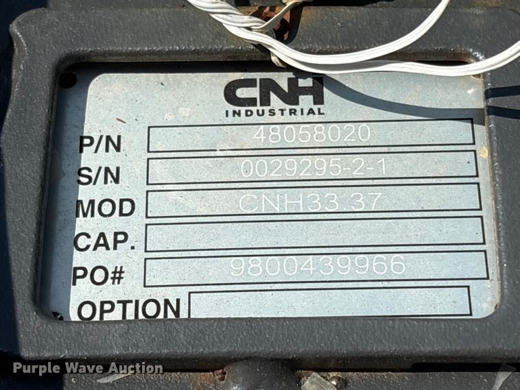 image for item ET0622 CNH Industrial CNH33.37 excavator attachments