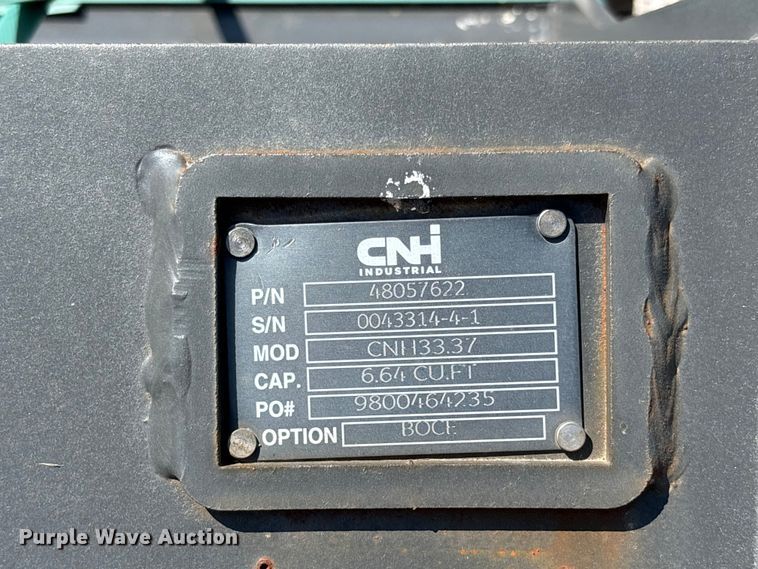image for item ET0625 CNH Industrial CNH33.37 excavator attachments
