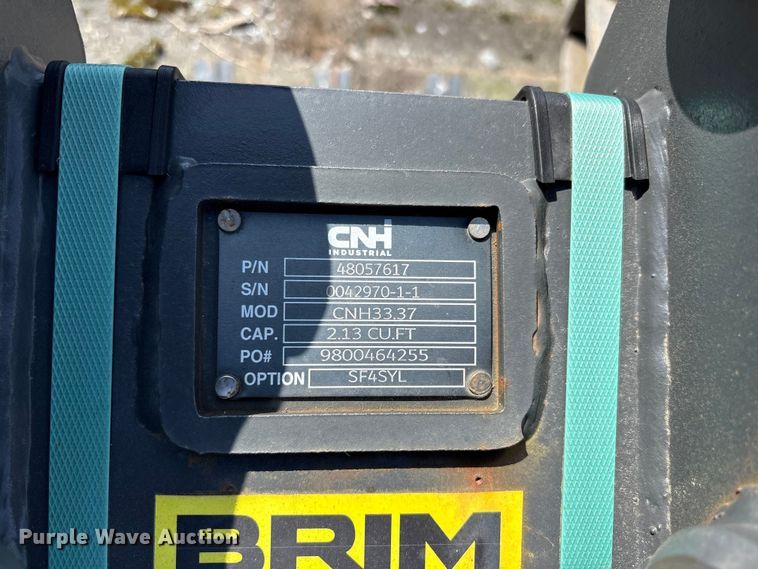 image for item ET0627 CNH Industrial CNH33.37 excavator attachments
