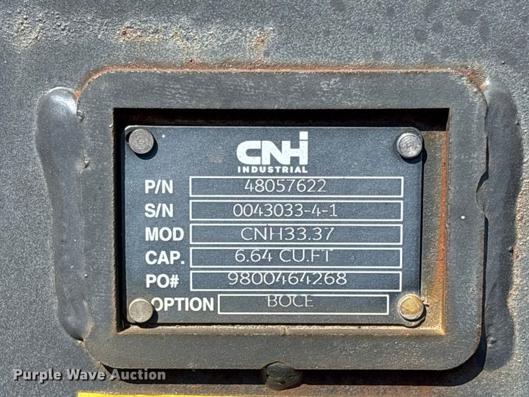 image for item ET0629 CNH Industrial CNH33.37 excavator attachments