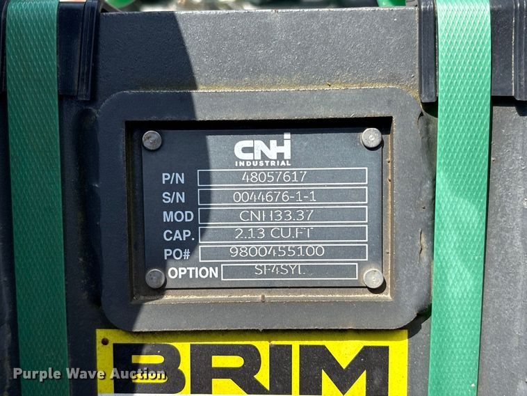 image for item ET0632 (2) CNH Industrial CNH33.37 excavator buckets