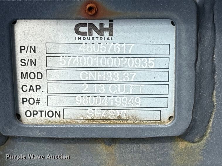image for item ET0635 CNH Industrial CNH33.37 excavator attachments