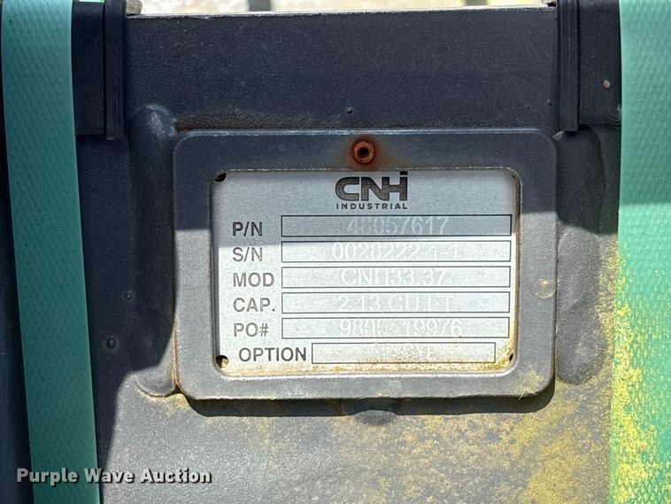 image for item ET0639 (2) CNH Industrial CNH33.37 excavator buckets