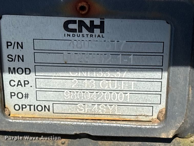 image for item ET0643 (2) CNH Industrial CNH33.37 excavator buckets