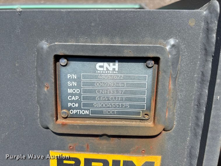 image for item ET0644 (2) CNH Industrial CNH33.37 excavator buckets
