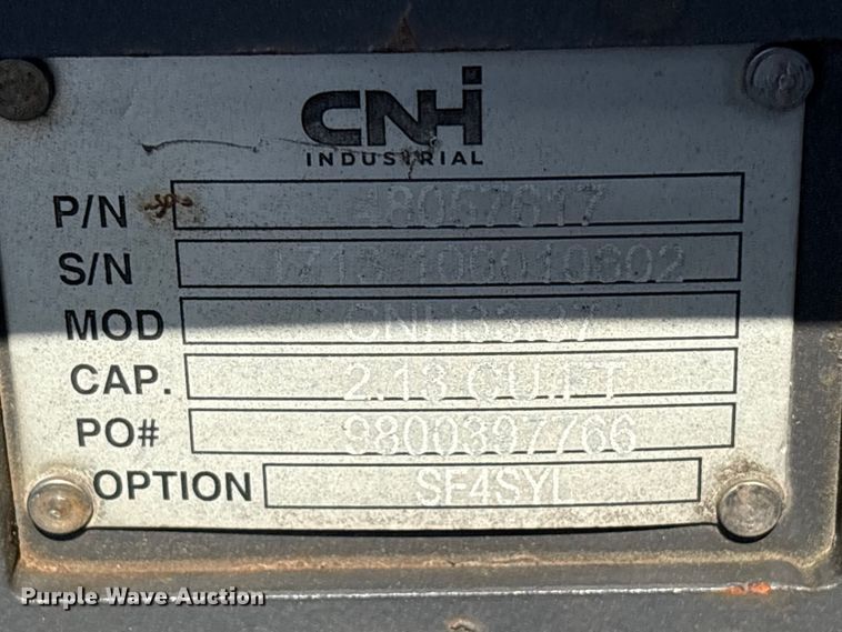 image for item ET0647 (2) CNH Industrial CNH33.37 excavator buckets