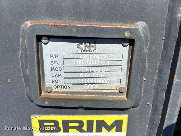 image for item ET0650 (2) CNH Industrial CNH33.37 excavator buckets