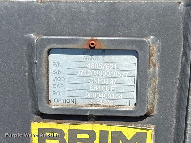 image for item ET0654 (2) CNH Industrial CNH33.37 excavator buckets