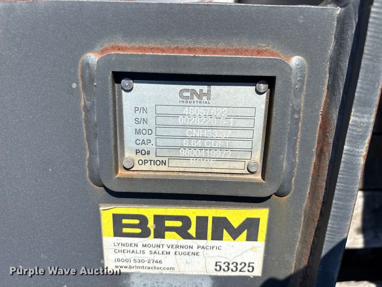 image for item ET0655 (2) CNH Industrial excavator buckets