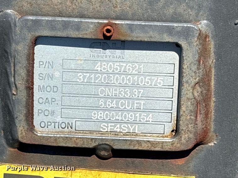 image for item ET0657 CNH Industrial CNH33.37 excavator attachments